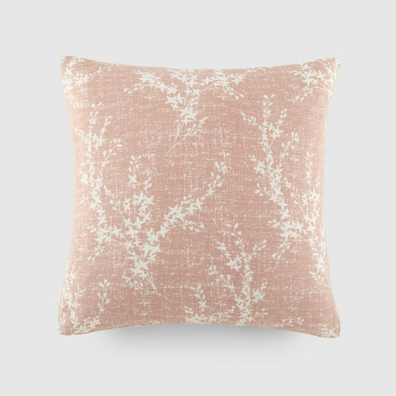 Noble Linens Elegant Cotton Decor Throw Pillow in Willow Pattern