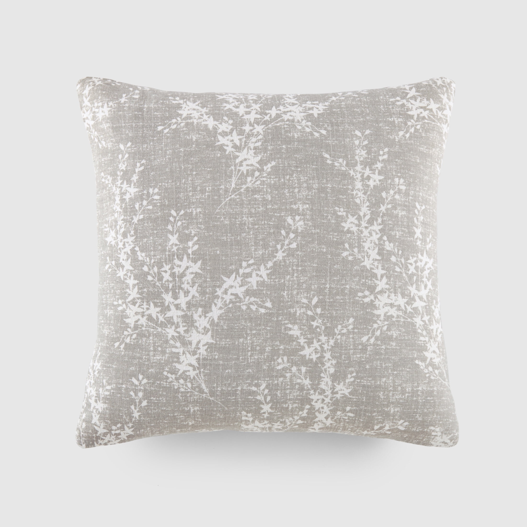 Noble Linens Elegant Cotton Decor Throw Pillow in Willow Pattern