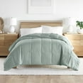thumbnail image 1 of Noble Linens Eucalyptus All Season Lightweight Down-Alternative Solid Comforter, Full/Queen, 1 of 10