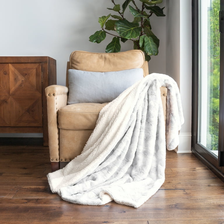 Fur lined online blanket