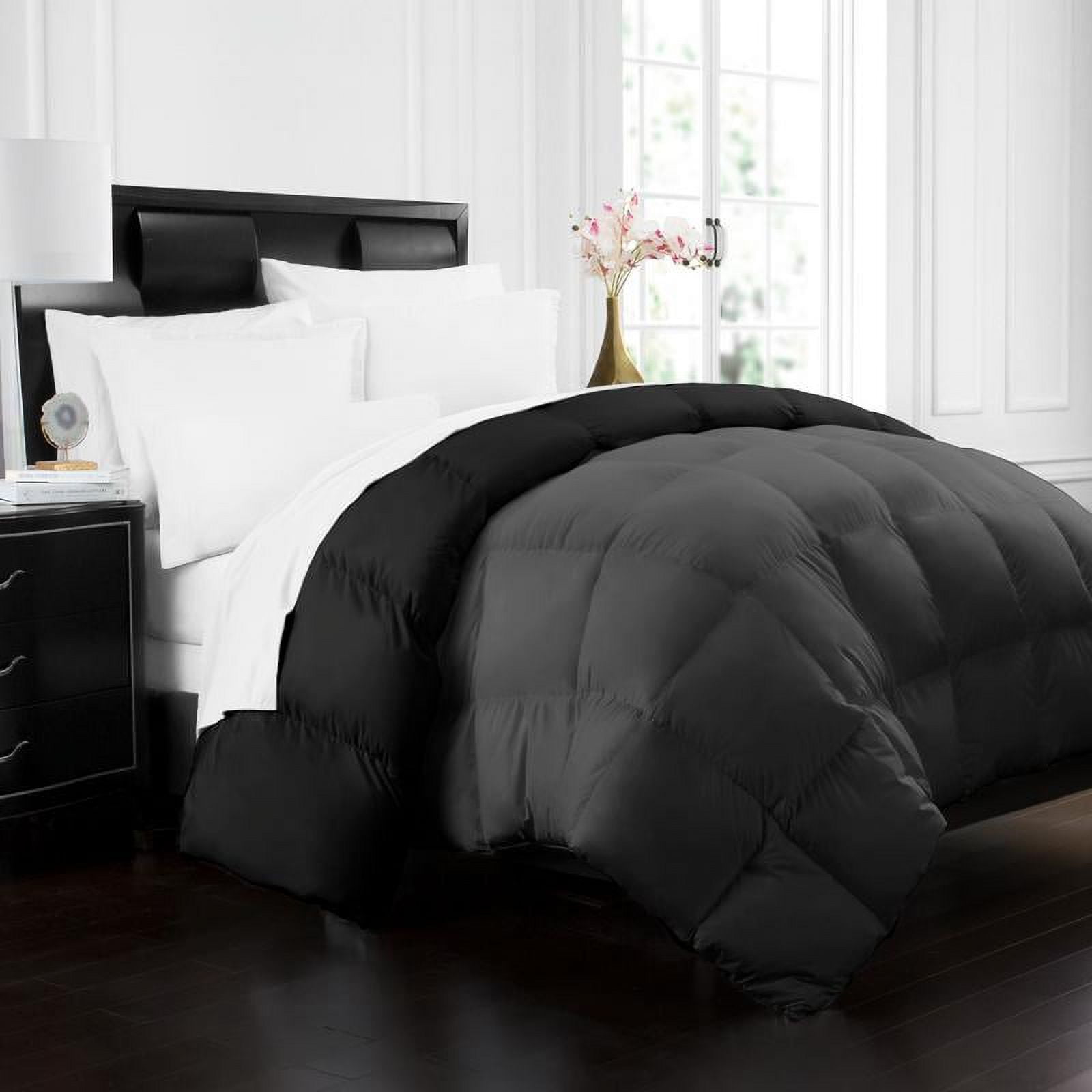 Noble Linens Goose Down Alternative Reversible Comforter