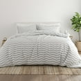 thumbnail image 1 of Noble Linens Gray Arrow Pattern Duvet Set 3-Piece Duvet Cover Set, King/Cal King, 1 of 12