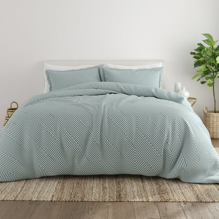 Set Of 2 Blue And Ivory Diagonal Pillow Covers Set Of 2 Blue And Ivory Diagonal Pillow Covers