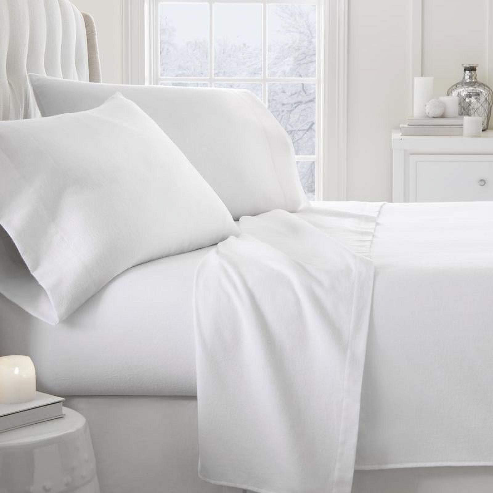 Noble Linens Premium 4 Piece Ultra Soft Flannel Bed Sheet Set - Walmart.com