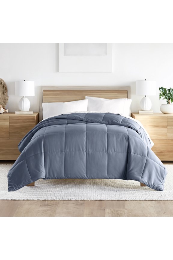 Stone All Season Lightweight Down-Alternative Solid Comforter, Full/Queen