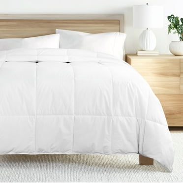 Noble Linens White Cotton Down Alternative Comforter/Duvet Insert, Full/Queen