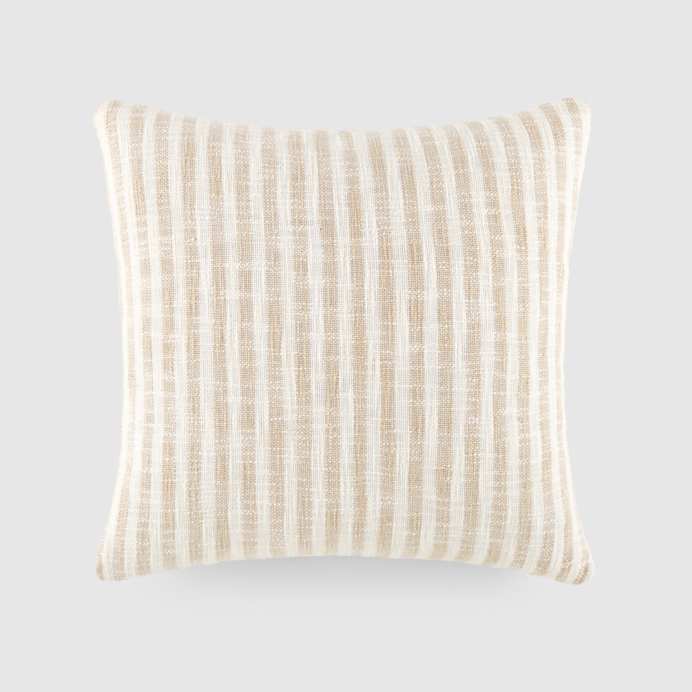 Noble Linens Yarn-Dyed Cotton Decor Throw Pillow in Bengal Stripe Pattern