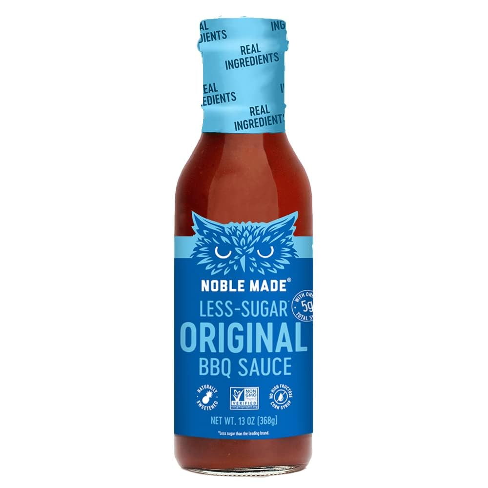Noble Made LessSugar Original BBQ Marinade and Dipping Sauce, 13