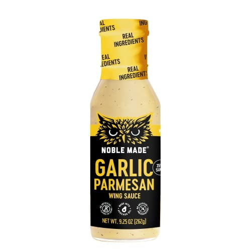 Noble Made by The New Primal Garlic Parmesan Dipping & Wing Sauce, Keto