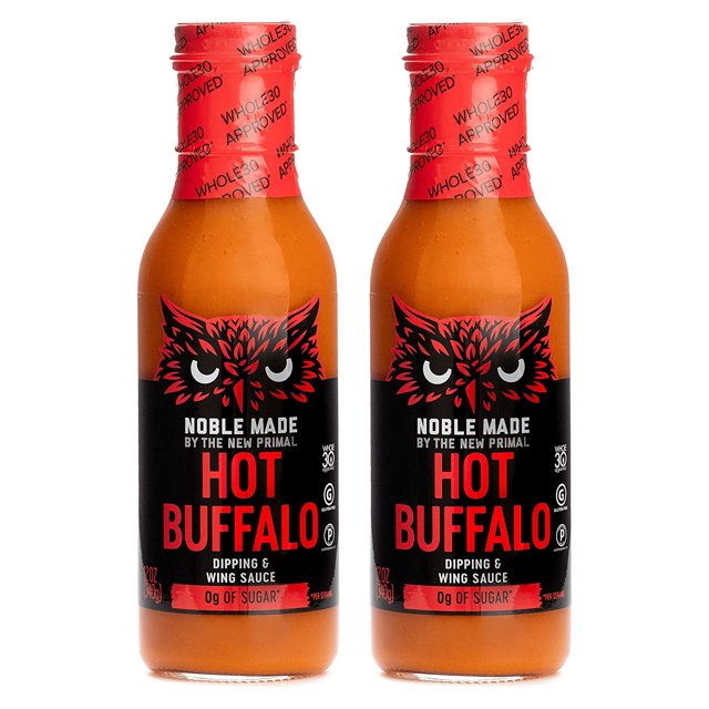 Noble Made by The New Primal, Hot Buffalo Dipping and Wing Sauce
