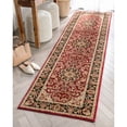 thumbnail image 1 of Noble Medallion Red Green Ivory Light Blue Black Persian Floral Oriental Formal Traditional Area Rug Shed Free Modern Contemporary Transitional Soft Living Dining Room Rug, 1 of 7