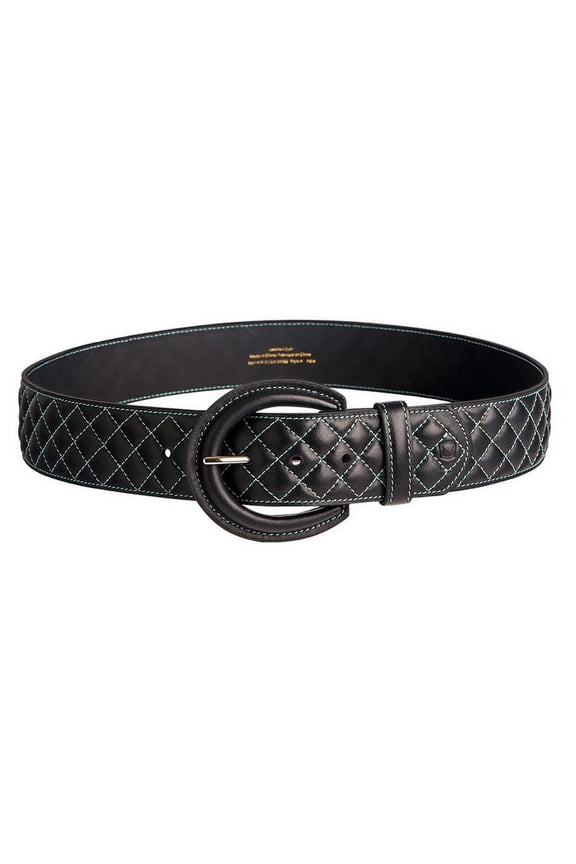 English Belt Womens Classic Quilted Stitched 29508