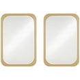 thumbnail image 1 of Noble Park Devonshire Gold 28" x 42" Rectangular Wall Mirrors Set of 2, 1 of 9