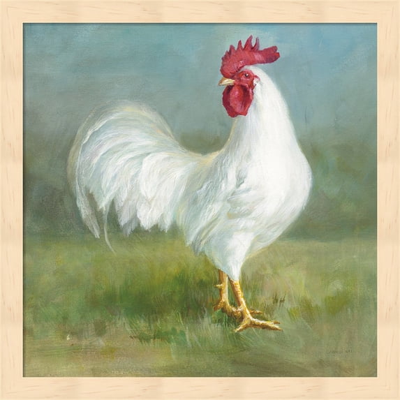 Noble Rooster I by Danhui Nai, Framed Wall Art, 13.25W x 13.25H