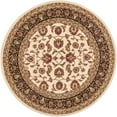 thumbnail image 1 of Noble Sarouk Persian Floral Oriental Formal Traditional Area Rug 7'10" Round Easy to Clean Stain Fade Resistant Shed Free Modern Contemporary Transitional Soft Living Dining Room Rug, 1 of 5
