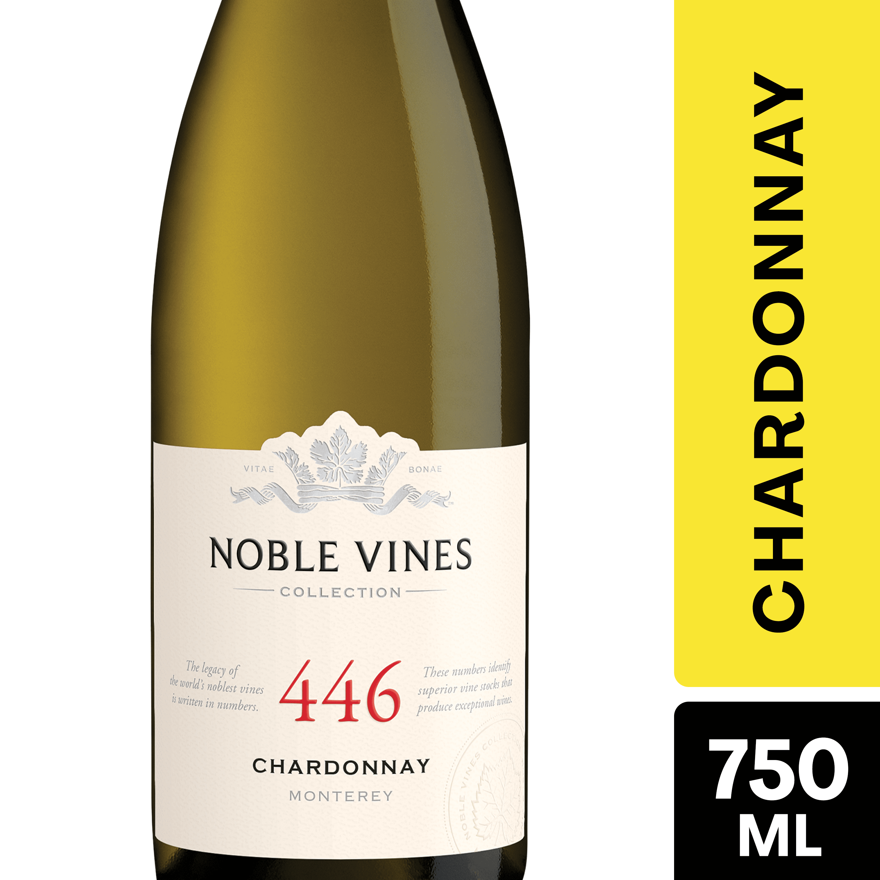 Noble Vines Collection 446 Chardonnay White Wine California 750mL Walmart