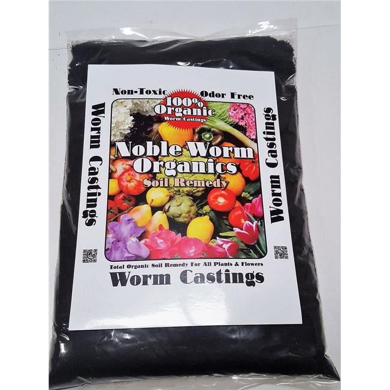 Noble Worm Organics 10 lbs. Worm Casting Soil Noble Worm Organics 10 lbs. Worm Casting Soil