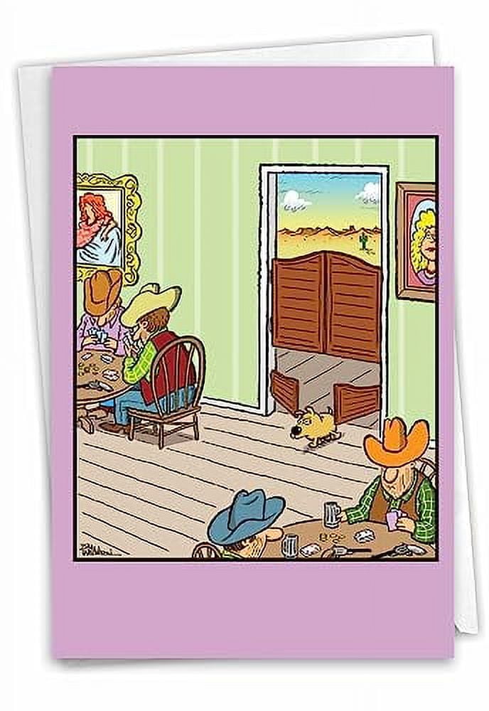 Nobleworks 1 Happy Birthday Greeting Card Funny Cartoon Comic Humor Celebrate Birthdays