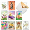 thumbnail image 1 of NobleWorks 10 Assorted Box Set Easter Greeting Cards w/5 x 7 Inch Envelopes (10 Designs, 1 Each) Spring Delights AC10361EAG-B1x10, 1 of 6
