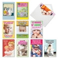 thumbnail image 1 of NobleWorks 10 Assorted Box Set Funny Mother's Day Greeting Cards w/5 x 7 Inch Envelopes (10 Designs, 1 Each) Mom Hey Baby AC10891MDG-B1x10, 1 of 6