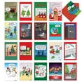 thumbnail image 1 of NobleWorks 20 Assorted set Funny Christmas Greeting Cards w/5 x 7 Inch Envelopes (20 Designs, 1 Each) Merry Toons AC3485XSG-B1x20, 1 of 6