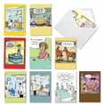 thumbnail image 1 of NobleWorks Assorted Get Well Greeting Cards, Funny Illustrations, Recycled Material, 10 Count, 1 of 6