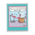 thumbnail image 1 of NobleWorks Big Funny Birthday Greeting Card 8.5 x 11 Inch with Envelope (1 Pack) Big, Jumbo Bday Flamingo Scale J3370BDG, 1 of 6