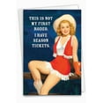 thumbnail image 1 of NobleWorks Funny Birthday Greeting Card with 5 x 7 Inch Envelope (1 Card) Bday First Rodeo C7882BDG, 1 of 6