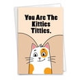 thumbnail image 1 of NobleWorks Funny Birthday Greeting Card with 5 x 7 Inch Envelope (1 Card) Bday Kittycat Cool C10260BDG, 1 of 6