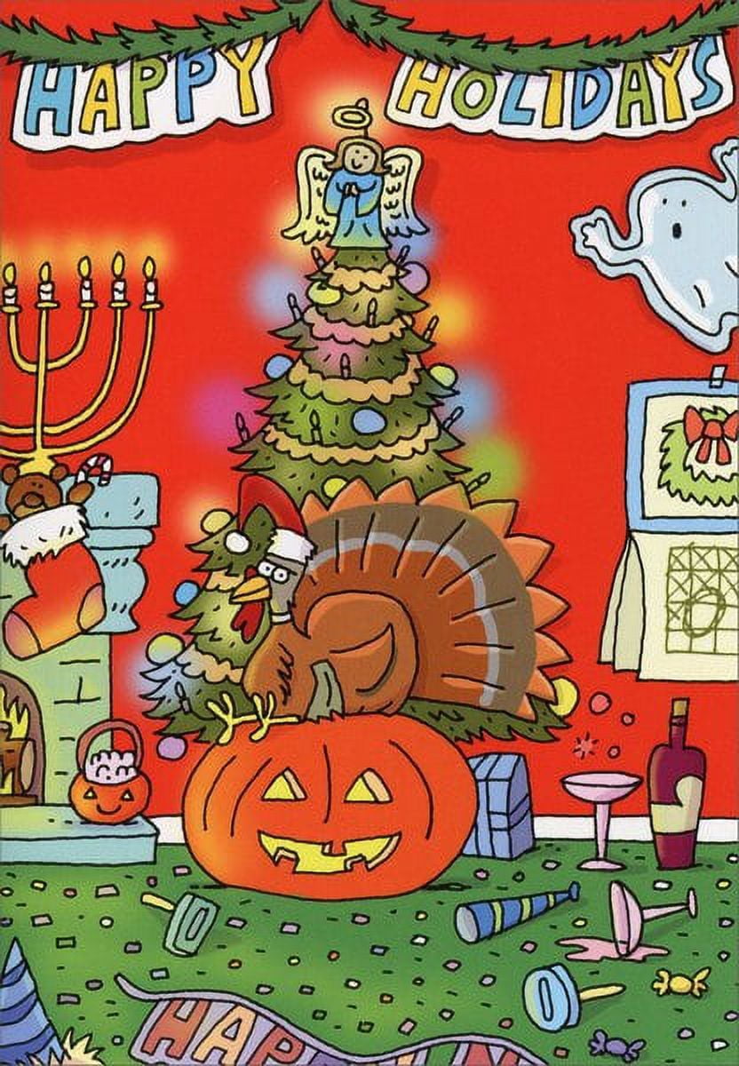 Nobleworks Merry Everything Funny / Humorous Christmas Card (1 card/1 ...