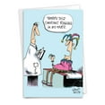 thumbnail image 1 of NobleWorks Funny Get Well Greeting Card with 5 x 7 Inch Envelope (1 Card) Constant Ringing 9734, 1 of 6
