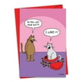 thumbnail image 1 of NobleWorks Funny Valentine's Day Card, Cat In Candy, Greeting Card, 1 of 6