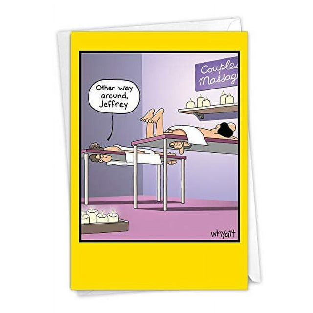 NobleWorks Humorous Birthday Greeting Card with 5 x 7 Inch Envelope (1
