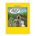 thumbnail image 1 of NobleWorks, One Hydrant - Jumbo New Home Congratulations Greeting Card (8.5 x 11 Inch) - Pet Dog Cartoon, Funny Card with Envelope J6377NHG, 1 of 6