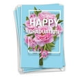 thumbnail image 1 of NobleWorks Pack of 3 Graduation Greeting Cards (Graduate) with Envelopes (1 Design, 3 Each) Flowers for Grad C3532GDG-C3x1, 1 of 6