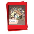 thumbnail image 1 of NobleWorks, Paparazzi - 12 Funny Christmas Cards Boxed - Bulk Set, C7697XSG-B12x1, 1 of 6