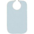 thumbnail image 1 of Nobles 6 Pack Adult Bib Washable Reusable Waterproof Clothing Protector with Vinyl Barrier 18" x 30" Adjustable Snap Closure (Light Blue with Blue Backing), 1 of 4