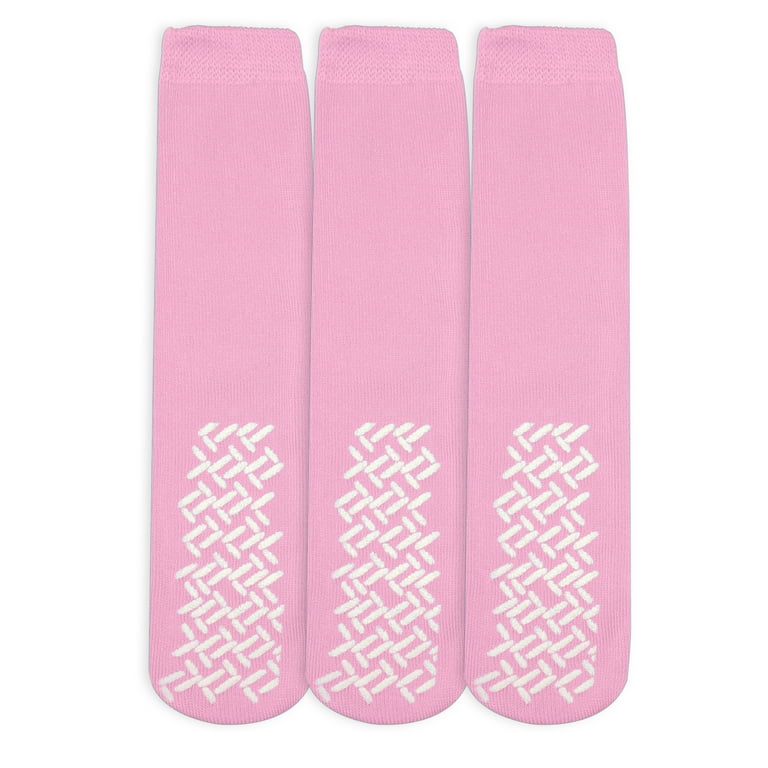 Aofa 1 Pair Socks with Grippers for Women - Hospital Socks - Non