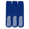 thumbnail image 1 of Nobles Assorted Anti Skid/ No Slip Hospital Gripper Socks, Great for adults, men, women. Designed for medical hospital patients but great for everyone (3 Pairs Royal Blue), 1 of 3
