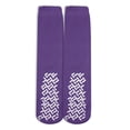 thumbnail image 1 of Nobles Assorted Anti Skid/ No Slip Hospital Gripper Socks, Great for adults, men, women. Designed for medical hospital patients but great for everyone (1 Pair Purple), 1 of 2