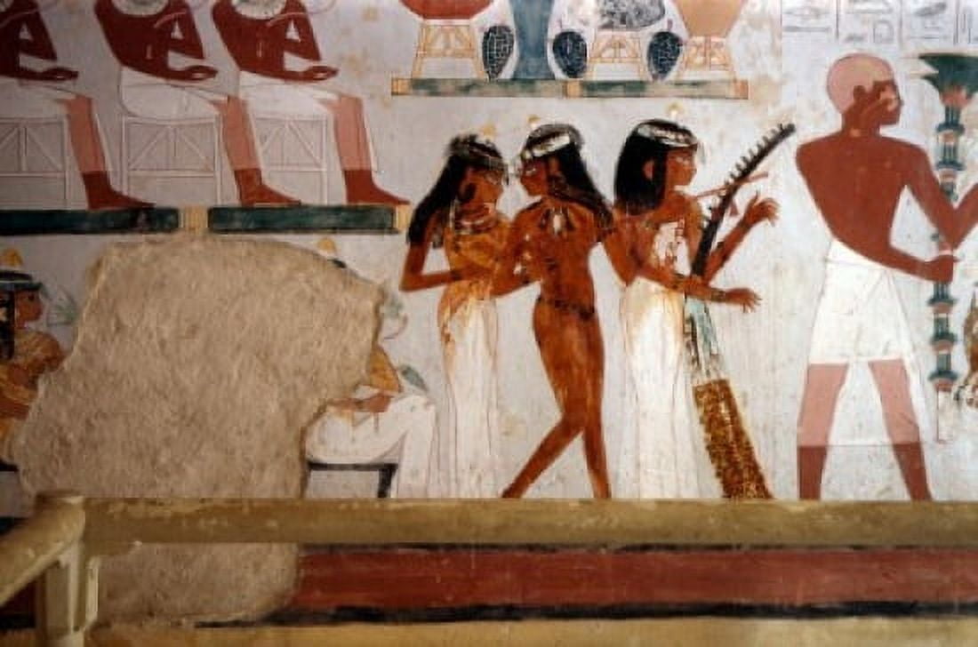 Nobles Tomb Egyptian Art Canvas Art - (18 x 24)