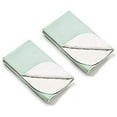 thumbnail image 1 of Nobles Washable / Reusable Bedpads Underpads 34 x 52 Heavyweight Soaker 2 Pack Green, 1 of 1