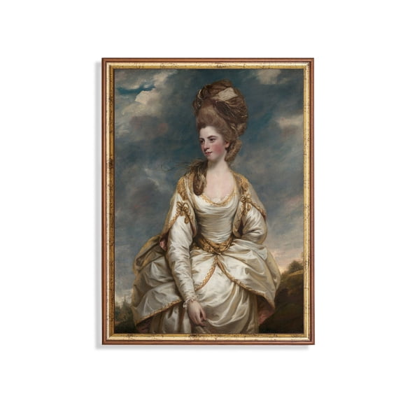 Noblewoman Portrait 18Th Century Royal Vintage Portrait Living Room Bedroom Gallery Wall Art Unframed Paper Print