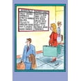 thumbnail image 1 of Nobleworks Arrivals & Departures Funny / Humorous Tom Cheney Birthday Card, 1 of 2