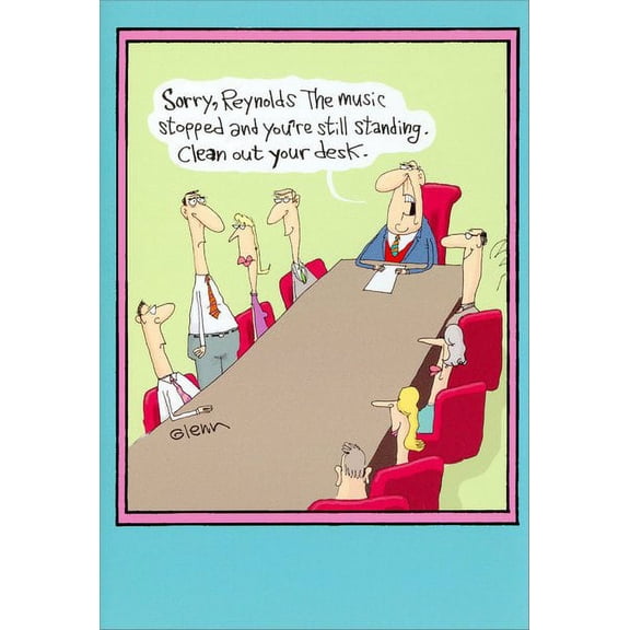 Nobleworks Clean Out Desk Funny / Humorous McCoy Bros Birthday Card
