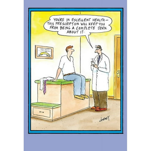 Nobleworks Complete Jerk Funny / Humorous Tom Cheney Get Well Card