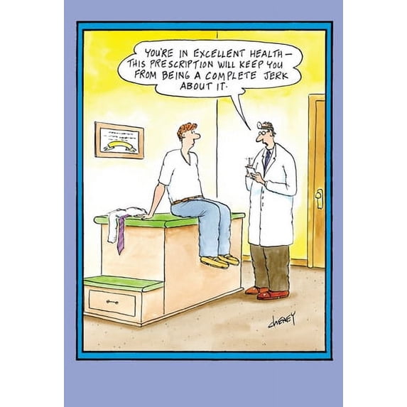 Nobleworks Complete Jerk Funny / Humorous Tom Cheney Get Well Card