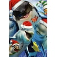 thumbnail image 1 of Nobleworks Dolphin, Whale, Turtle and Fish Making Silly Faces Howard Robinson Box of 12 Humorous / Funny Christmas Cards, 1 of 2