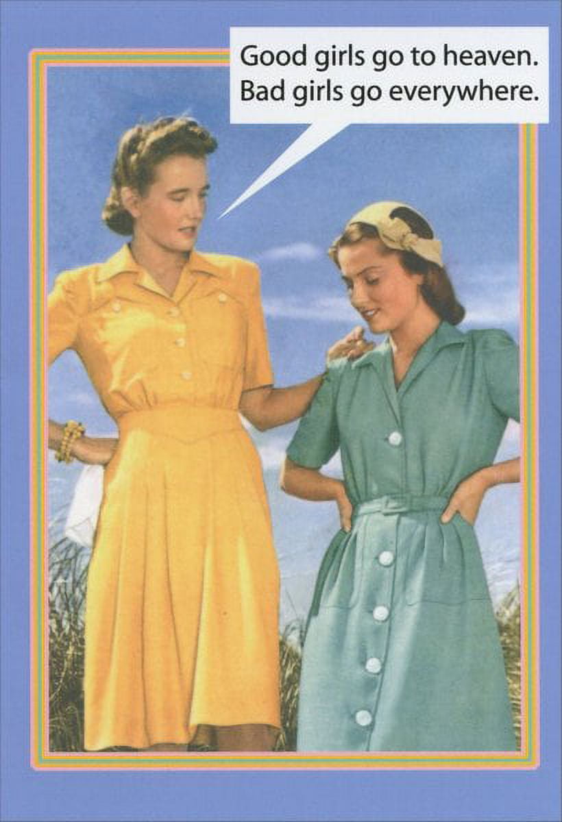 Nobleworks Good Girls / Bad Girls Funny / Humorous Birthday Card ...