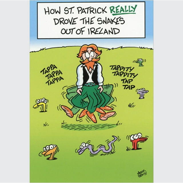 Nobleworks How St. Patrick Really Drove the Snakes Out of Ireland Funny ...